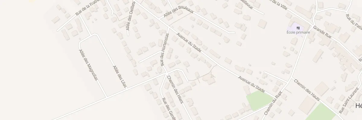 Plan du 8 Rue des Hortensias à Hériménil