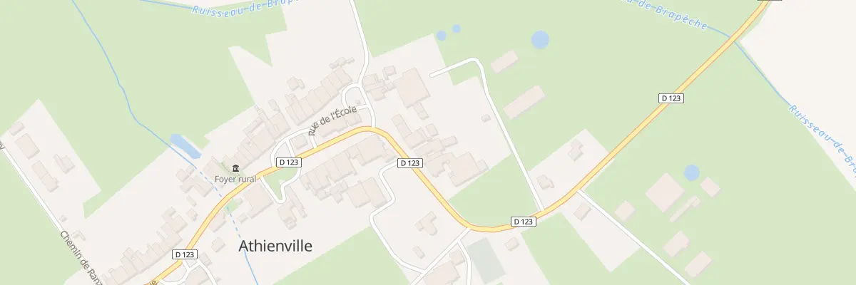 Plan du 6 Grande Rue à Athienville