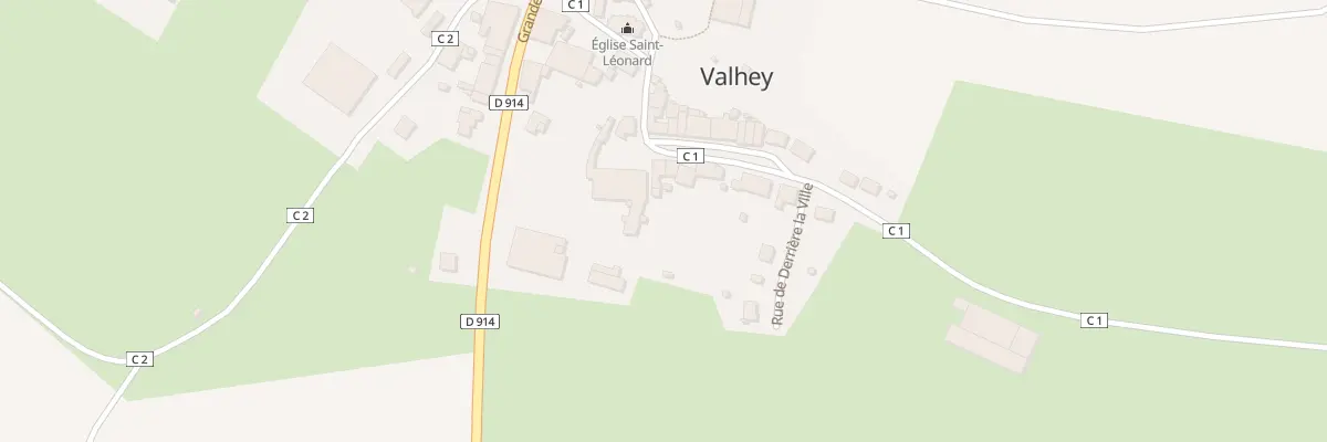 Plan du 6 Rue Haute à Valhey