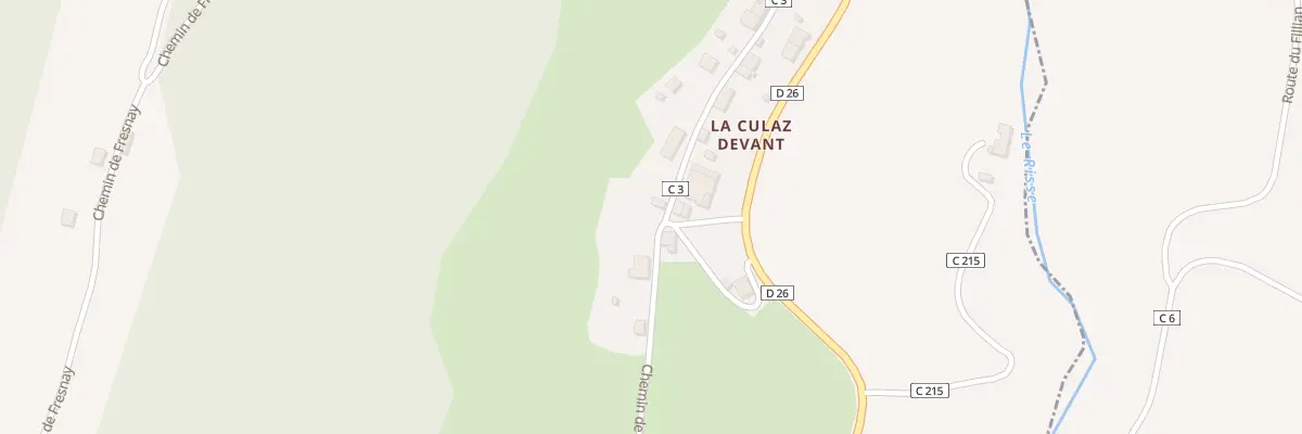 Plan du 332 Che de la Culaz à Mégevette