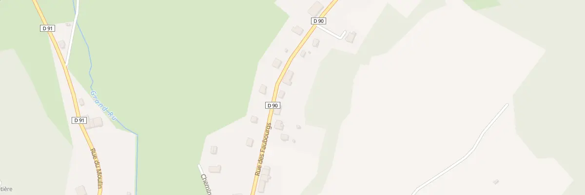 Plan du 20 Rue des Faubourgs à Mélecey