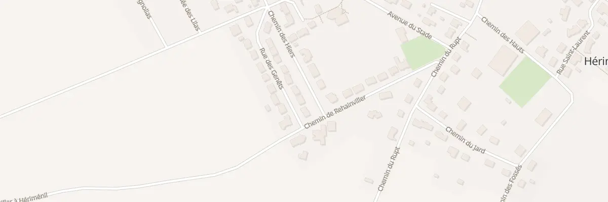 Plan du 15 Rue des Genêts à Hériménil