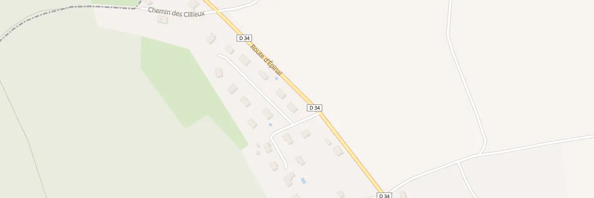 Plan du 1 Lot du Haut du Cillieux à Raon-aux-Bois