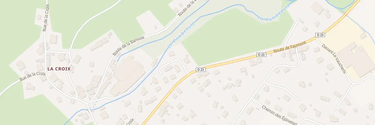 Plan du 6 Grande Rue au Val-d’Ajol