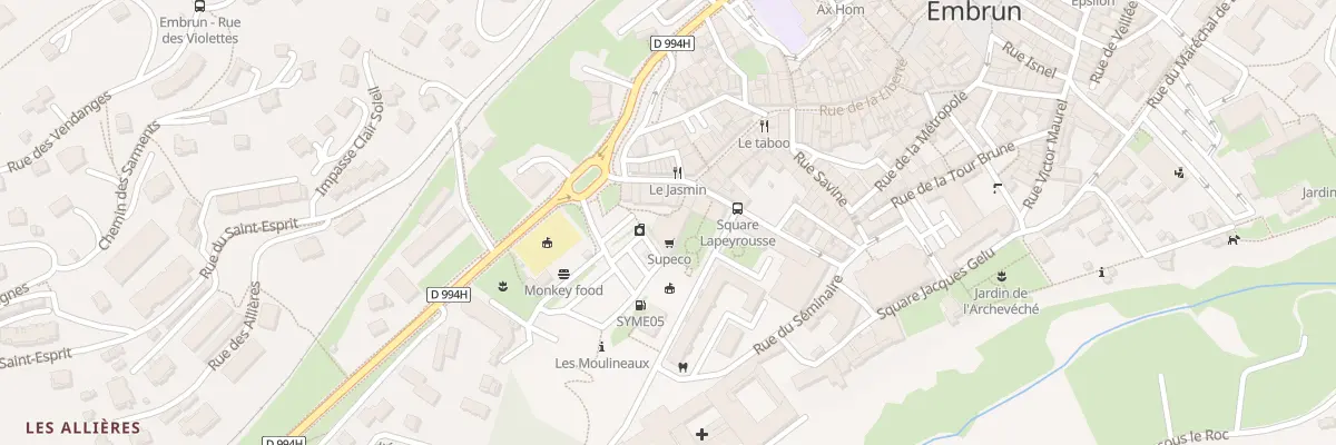 Plan du 6097 Rue de la Liberté à Embrun