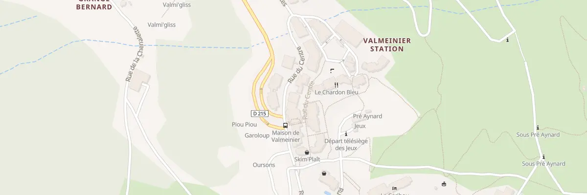 Plan du 374 Rue du Centre à Valmeinier