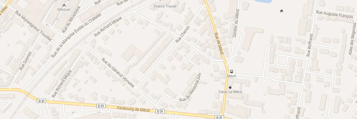 Plan du 1B Rue du Maréchal Juin à Lunéville
