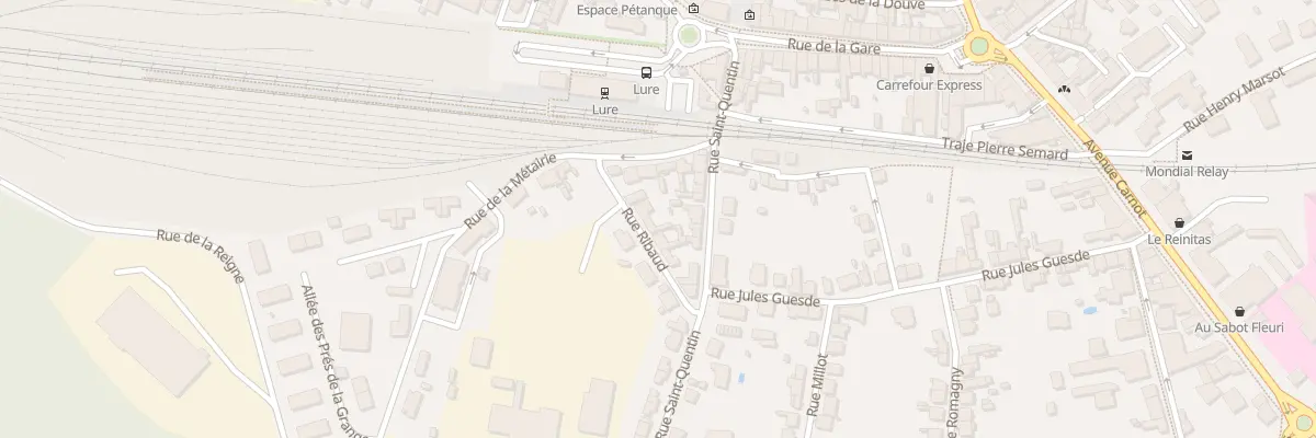 Plan du 3 Rue Ribaud à Lure