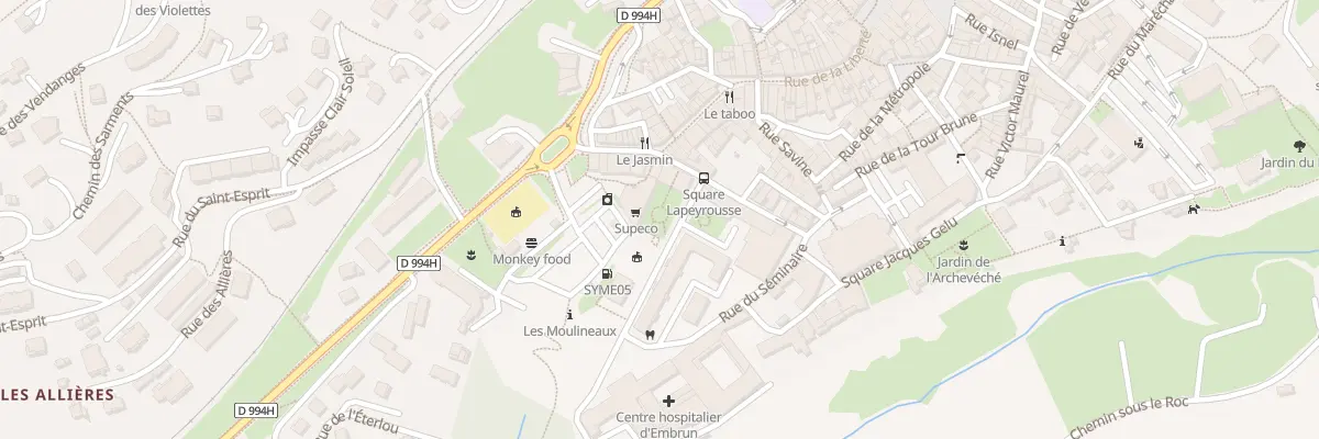 Plan du 6330 Rue Emile Guigues à Embrun