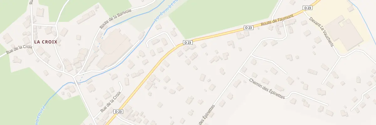 Plan du 9 Grande Rue au Val-d’Ajol