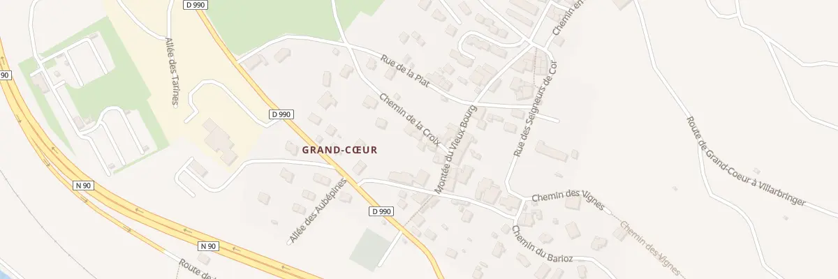 Plan du 35 Che de la Croix Gd Coeur à Grand-Aigueblanche