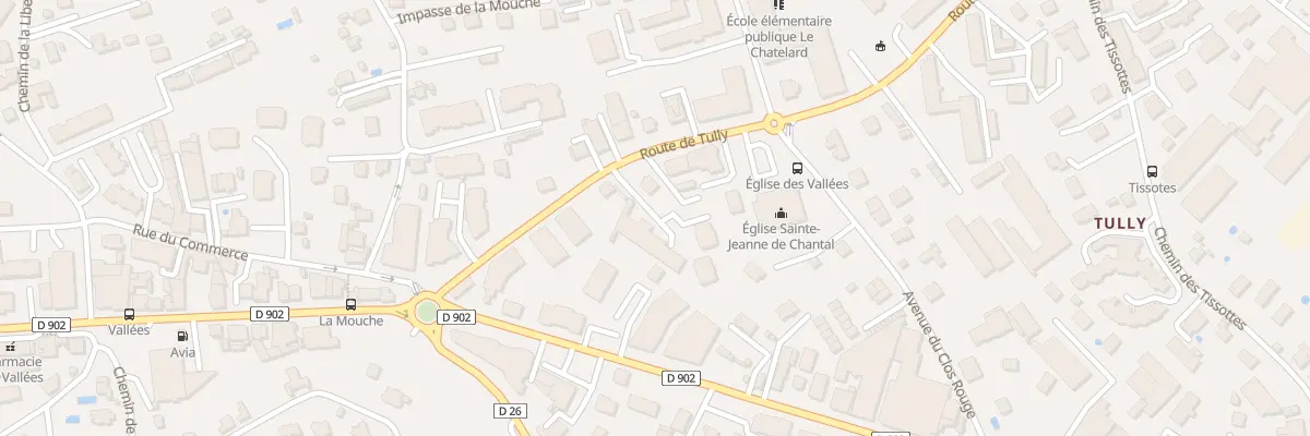 Plan du 17B Rte de Tully à Thonon-les-Bains