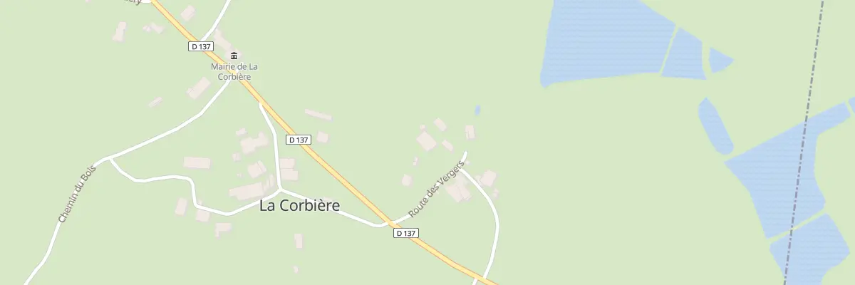 Plan du 3 Rte des Vergers à La Corbière