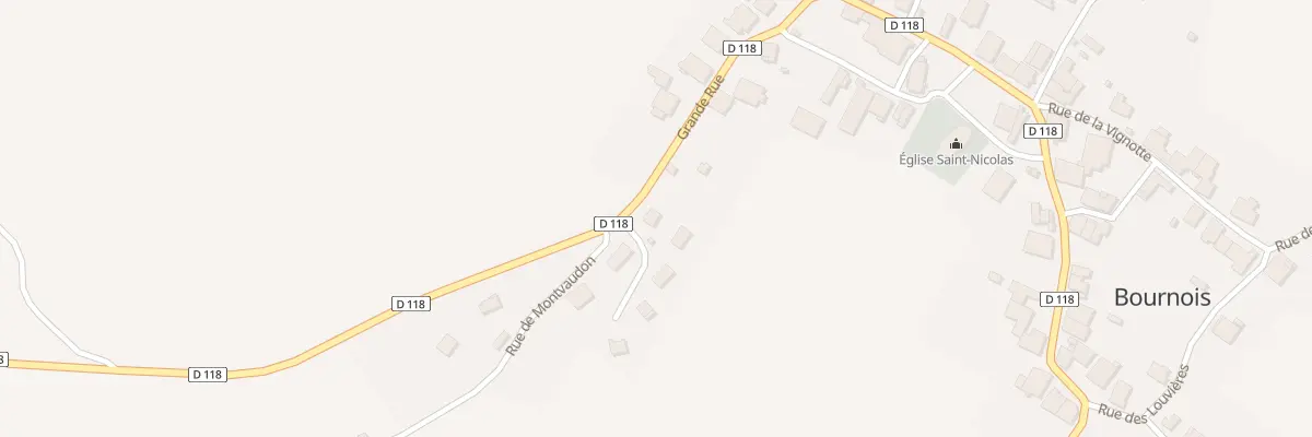 Plan du 1 Rue de la Noye à Bournois