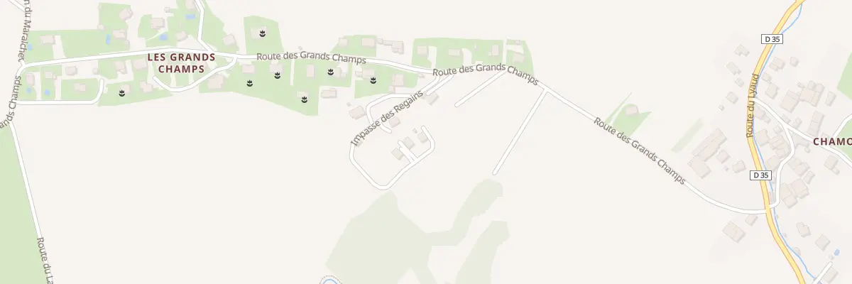 Plan du 164C Imp des Regains à Orcier