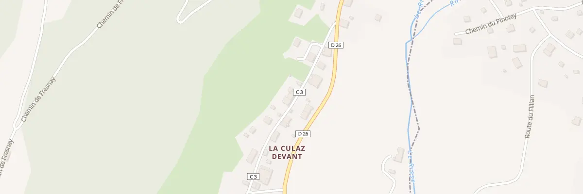 Plan du 158 Che de la Culaz à Mégevette