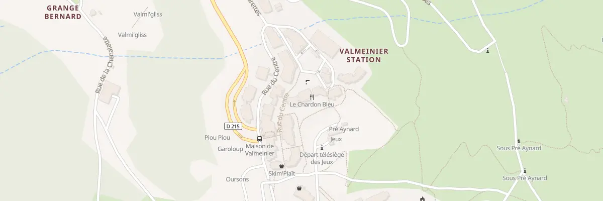Plan du 21 Che de Pré Aynard à Valmeinier