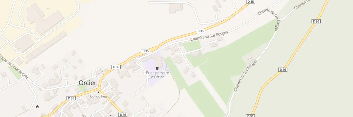 Plan du 148 Rue des croix à Orcier