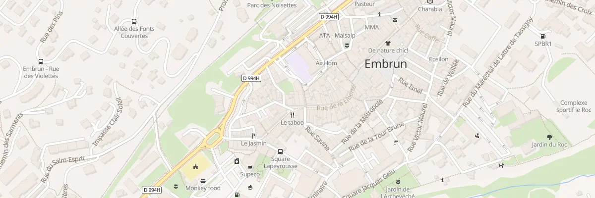 Plan du 57 Rue de la Liberté à Embrun