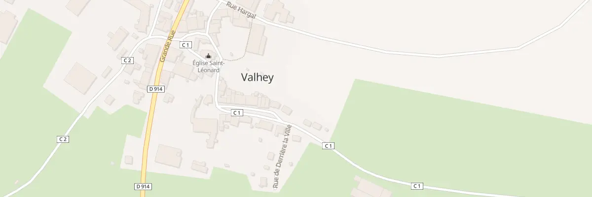 Plan du 15 Rue Haute à Valhey