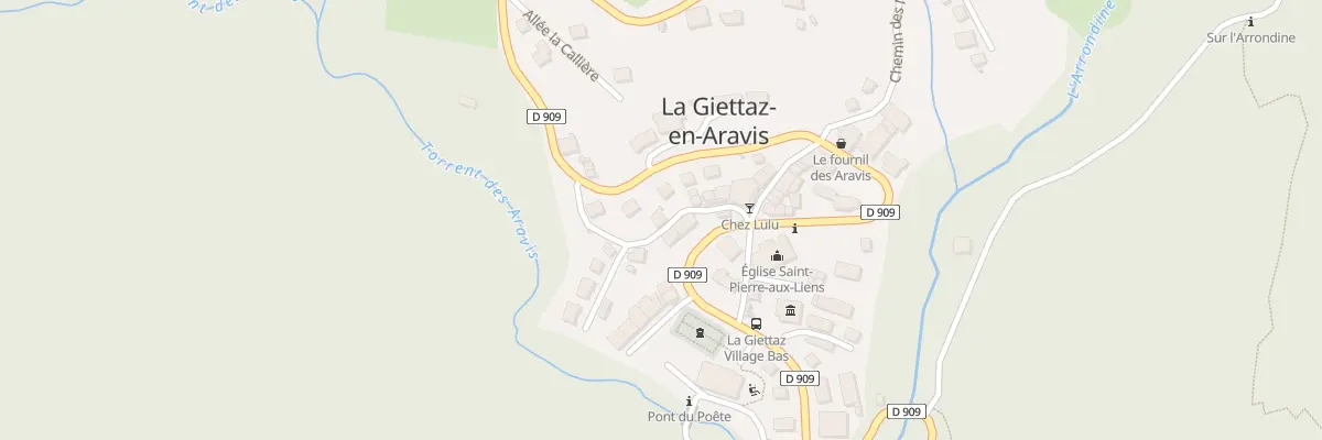 Plan du 78A Mte de l’Oratoire à La Giettaz