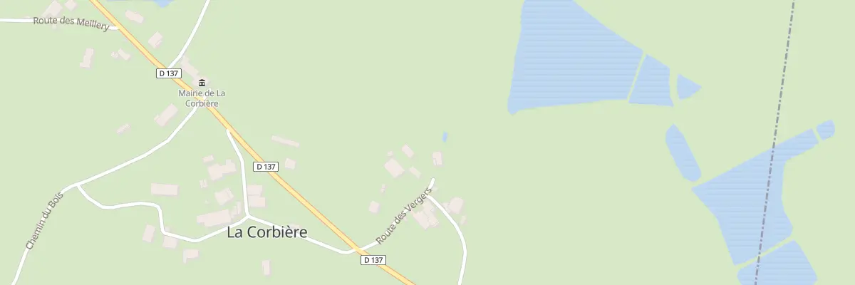 Plan du 5 Rte des Vergers à La Corbière