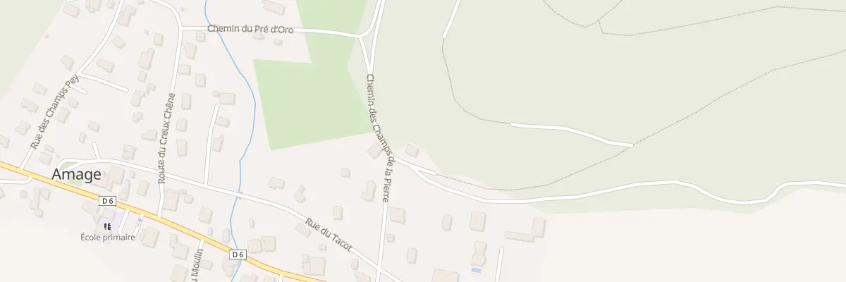 Plan du 1 Chem des Champs Pougeot à Amage