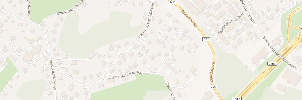 Plan du 1 Imp du Vuard Marchat à Thonon-les-Bains