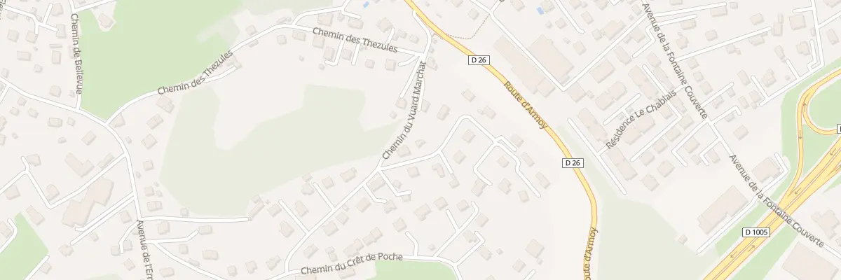 Plan du 6 Imp du Vuard Marchat à Thonon-les-Bains