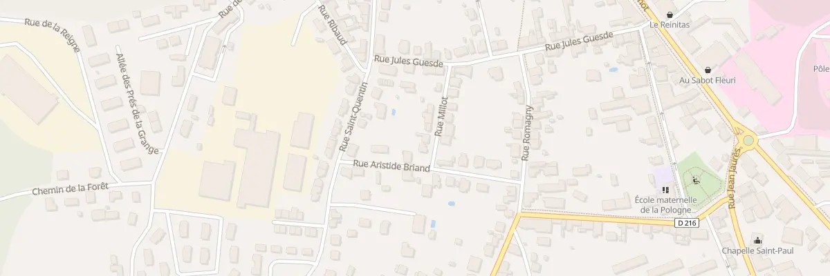 Plan du 12 Rue Millot à Lure