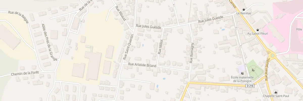Plan du 10 Rue Millot à Lure