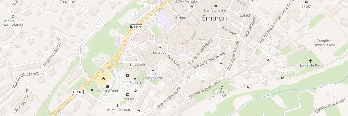 Plan du 2 Rue des Quatre Traverses à Embrun