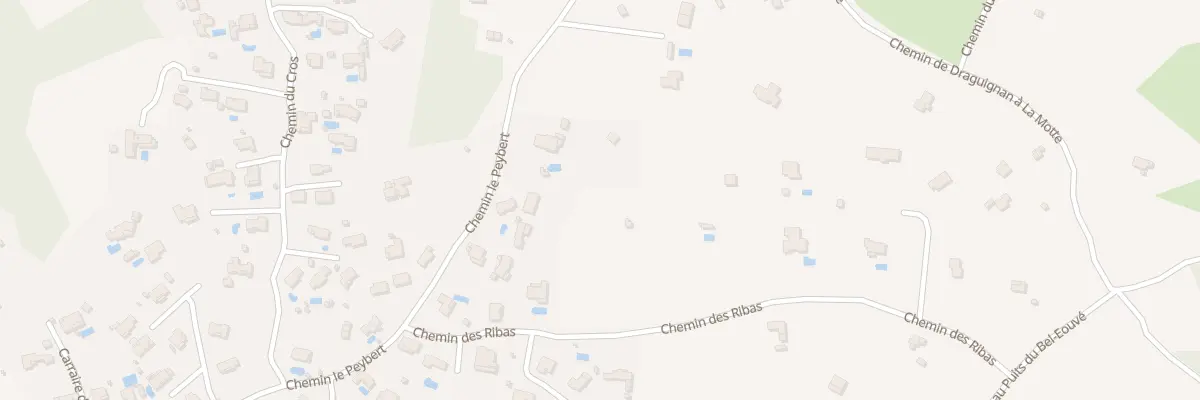 Plan de Chem des Ribas à Trans-en-Provence