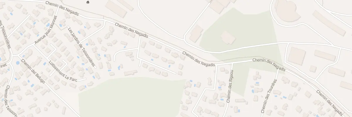 Plan du 9 Che des Négadis à Draguignan