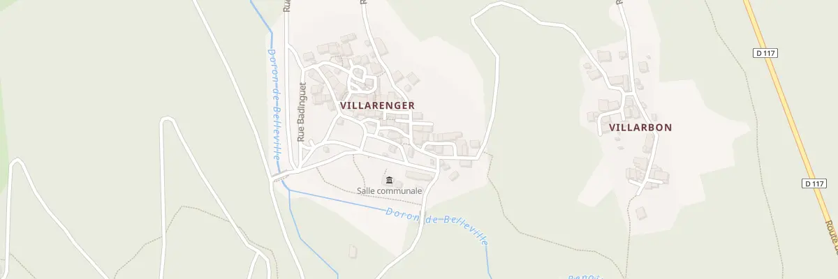 Plan du 5053 Villaranger aux Belleville