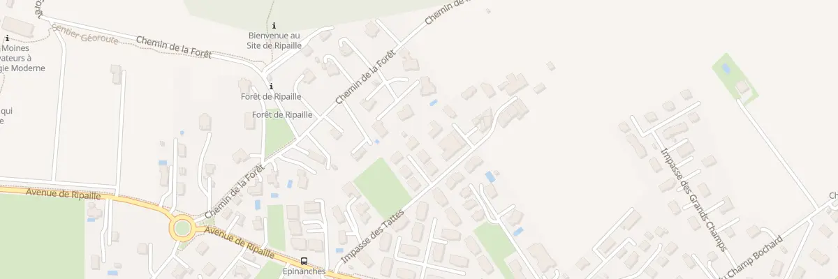 Plan du 12B Imp des Tattes à Thonon-les-Bains