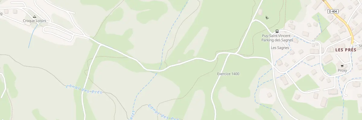 Plan du 1041 Che du Camping à Puy-Saint-Vincent