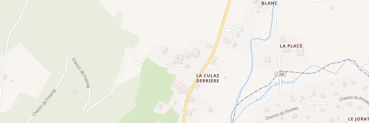 Plan du 90 Che de Fresnay à Mégevette