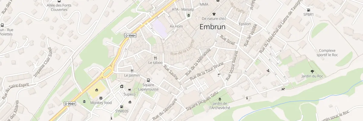 Plan du 78 Rue de la Liberté à Embrun