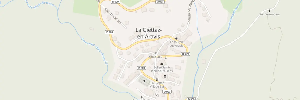 Plan du 24 Mte de l’Oratoire à La Giettaz