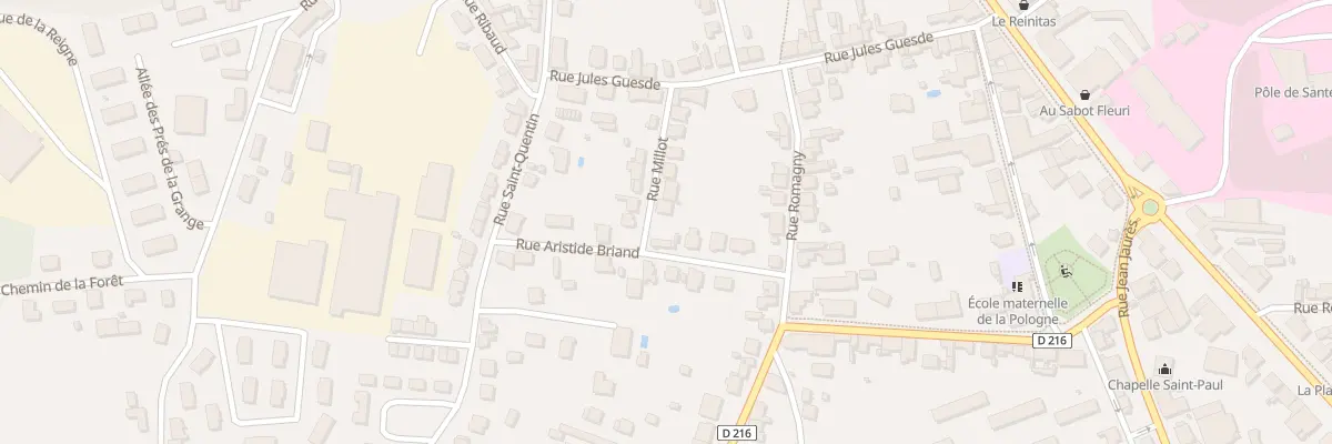 Plan du 5 Rue Millot à Lure