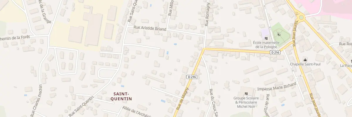 Plan du 8 Rue du Magny à Lure