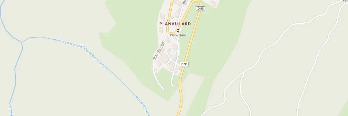 Plan du 8071A Planvillard aux Belleville