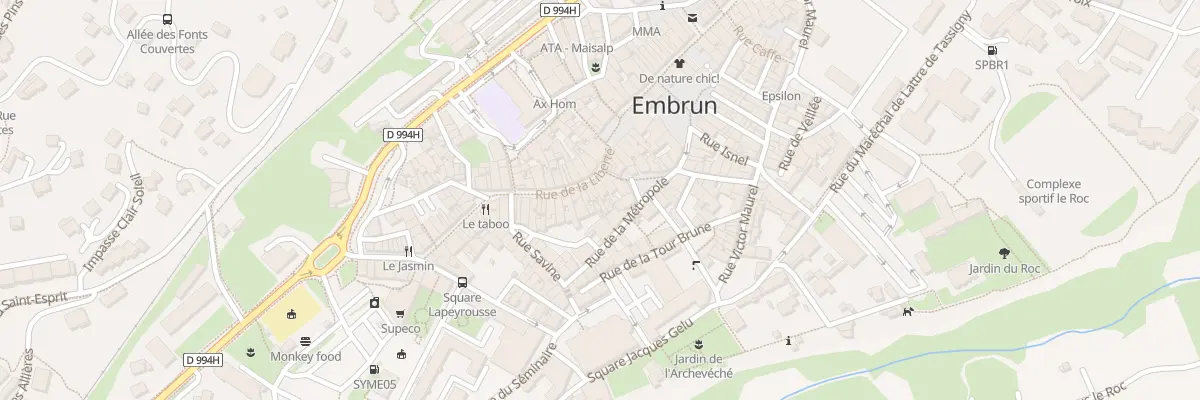 Plan du 90 Rue de la Liberté à Embrun