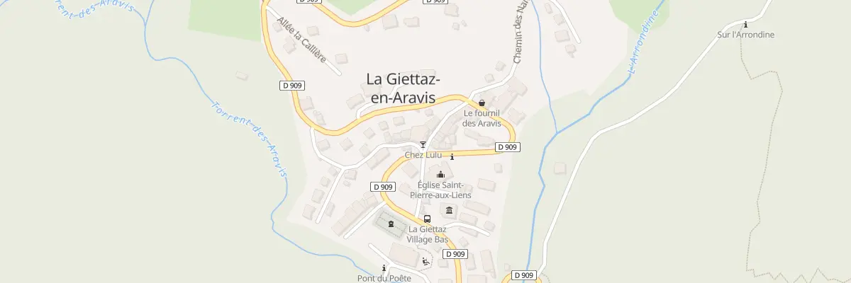 Plan du 23 Rue de la confrérie à La Giettaz