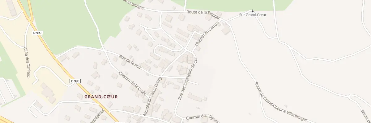 Plan du 17 Pass du Four (Grand-Coeur) à Grand-Aigueblanche