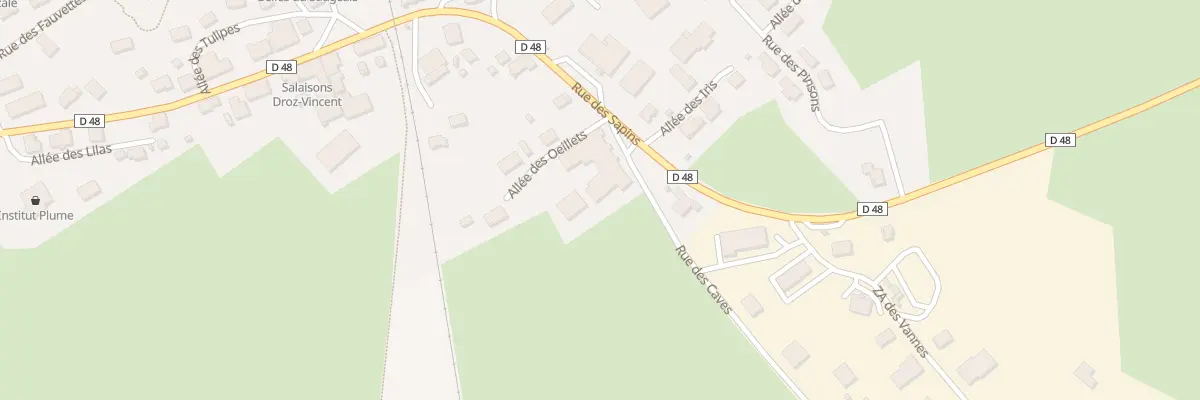 Plan du 2 Rue des Caves à Gilley