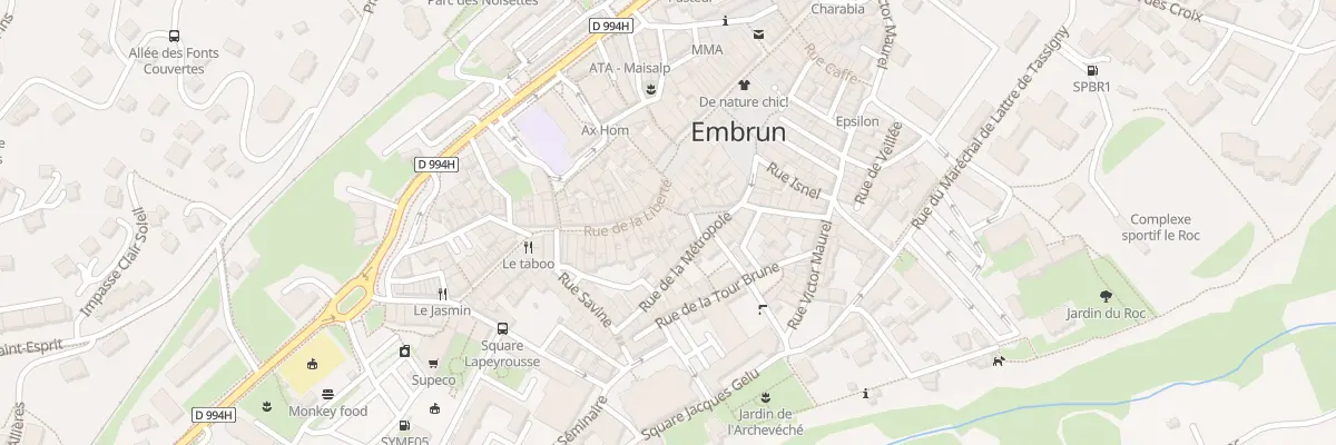 Plan du 98 Rue de la Liberté à Embrun