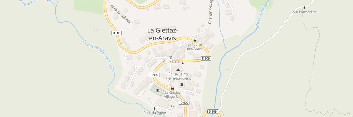 Plan du 16 Rue de la confrérie à La Giettaz