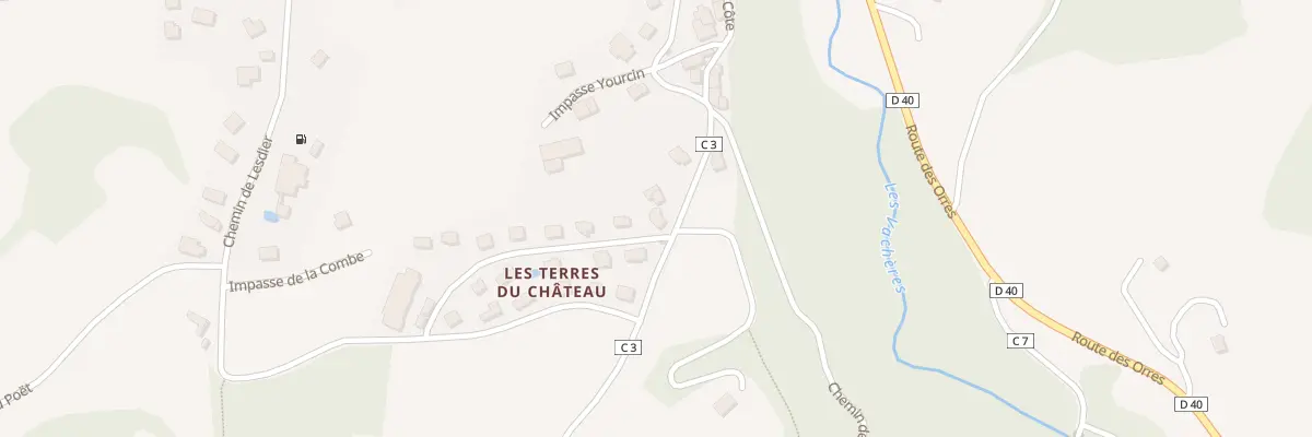 Plan du 11 Che des Anciennes Sources à Baratier